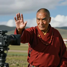 furious dalai lama punches the camera