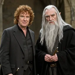 michael gambon and gandalf in lord of the rings