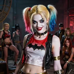 highly detailed portrait of a beautiful sensual harley quinn, in batman : arkham asylum, stephen bliss, 8 k, unreal engine, fantasy art by greg rutkowski, loish, rhads, ferdinand knab, makoto shinkai and lois van baarle, ilya kuvshinov, rossdraws, tom bagshaw, global illumination, radiant light, detailed and intricate environment