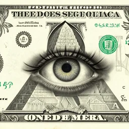 all - seeing eye of god, the mormon pyramid, united states one - dollar bill