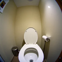 kodak portra 4 0 0, flashlight, 8 mm extreme fisheye, award - winning colour portrait by britt marling : a sunlit 1 9 3 0 s toilet, quadratic quadratic picture frames, haze, wallpaper, no people