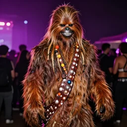 chewbacca at a rave