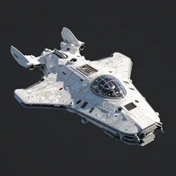 a 3 d render of a spaceship, 3 d studio max