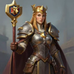 archer queen from clash of clans, fantasy illustration, portrait, artstation, detailed matte portrait painting by greg rutkowski