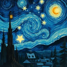 a starry night. highly detailed, digital painting, watercolor, soviet realism, engraving, artstation, concept art, smooth, sharp focus, vivid grunge, manga, illustration, unreal engine 5, 8 k, art by bilibin and kuvshinov and malevich and mucha