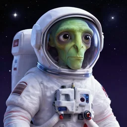 cosmic lovecraft astronaut portrait, pixar style, by tristan eaton stanley artgerm and tom bagshaw.