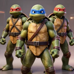 realistic ninja turtles by beksinski