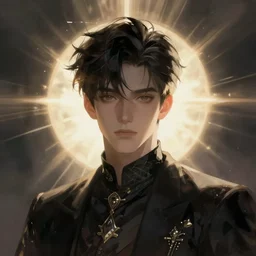 shadow prince details sharp focus illustration by jordan grimmer, trending artstation pixiv dig
