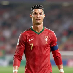 3d render of cristiano Ronaldo, 4k hyper realistic,