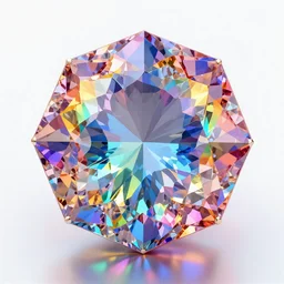 crystal rainbow, 8 k, hd, full rendered, detailed, vibrant, colorful