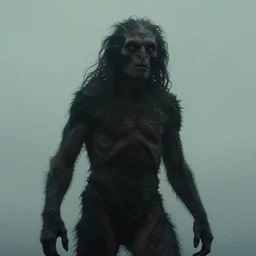 scp - 1 1 2 4 1 7, strange creature in the sky above london, film still from the movie directed by denis villeneuve with art direction by zdzisław beksinski, close up, telephoto lens