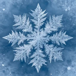 ice crystals, fractal design, 4 k