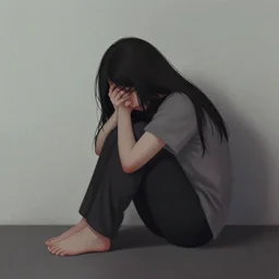 the pain of loneliness trending on artstation and favorites on deviantart