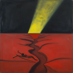 moses separating the red sea. mark rothko