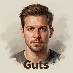 Guts, portrait art by Donato Giancola and James Gurney, digital art, trending on artstation