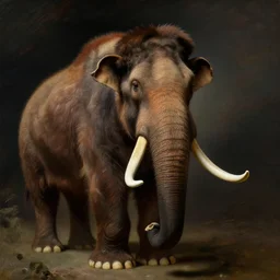 mammooth(animal) portrait , by William-Adolphe Bouguereau.