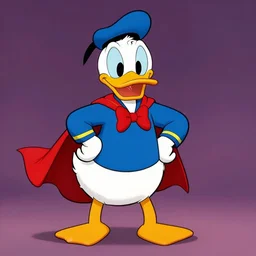 donald duck as superhero