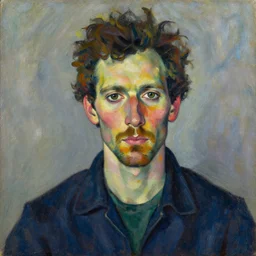 oilpainting portrait of tom waits, by egon schiele, by lucian freud, by basquiat