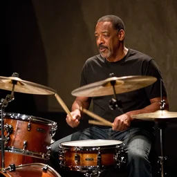 Still of a bill cosby playing drums in the bring me to life music video by American rock band Evanescence dslr