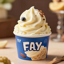 Promotional photo of fly flavored ice cream, incredibly detailed 4K