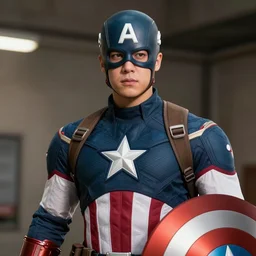 Jimin as Captain America