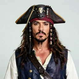 photo of silvio santos as a pirate, dslr