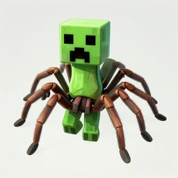digital illustration of a creeper pi spider, deviantArt, artstation, artstation hq, hd, 4k resolution
