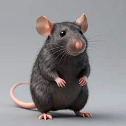 an anthropomorphic rat dressed as agent smith, hyperrealistic, octane render, 8 k
