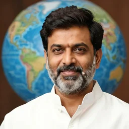 a portrait of Rahul Gandhi by Martin Schoeller, photorealistic, global lighting