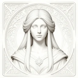 masterpiece symmetrical centered bust-view portrait, Maya Ali as D&D sorcerer, one head portrait, Neo-Gothic, Art Nouveau style, wizard robe, fantasy, delicate, elegant, in the style of Greg Rutkowski and Moebius and Mohrbacher and ROSSDRAWS and Ross Tran and Alphonse Mucha and Ayami Kojima and Charlie Bowater and Jean Delville, Pre-Raphaelite, tarot card style, cinematic specular lighting, rich bright colours