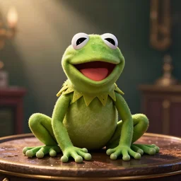 kermit the frog at the club