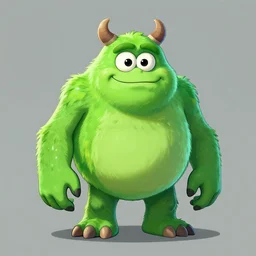 This is a monster, and it\'s name is Greeny, digital art, trending on artstation