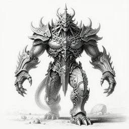 cinematic, hyperdetailed, symmetrical, 3 d point pencil drawing of a colossal life destroying entity, the enigmatic king of entropy at the end of everything, approaches slowly and menacingly to earth, lovecraftian, unreal 5, octane, hyperrealism, dark fantasy, catalogue raisonne, autodesk maya, 8 k, saturated colors, photoshopped, by wayne barlow