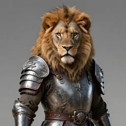lion barbarian warrior portrait in armor, high resolution quality extremely detailed 8k intricate sticker precise sharp color lineart from heaven