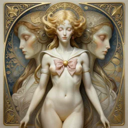 symmetry!! portrait of sailor venus! alien in the style of horizon zero dawn, machine face, intricate, elegant, highly detailed, digital painting, artstation, concept art, smooth, sharp focus, illustration, art by artgerm and greg rutkowski and alphonse mucha, 8 k