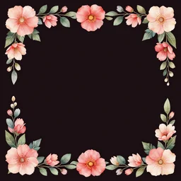 clipart borders, floral