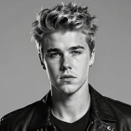 hearts of iron 4 portrait of justin bieber, black and white, trending on artstation, character portrait, ylva ljungqvist, paradox interactive