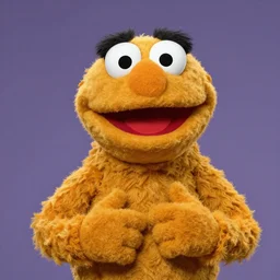 flo from progressive as a muppet