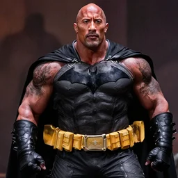 Dwayne Johnson playing Bane in Batman