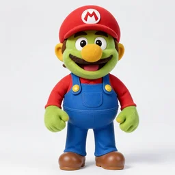 super mario as a muppet.