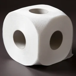 franchella talknig to a toillet paper roll