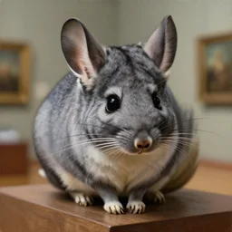 museum painting, chinchilla, sharp focus, highly detailed, digital art, matte painting, masterpiece, by artgerm, by greg rutkowski