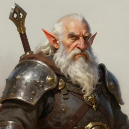 a detailed portrait of an old dwarf warrior, by justin gerard and greg rutkowski, digital art, realistic painting, dnd, character design, trending on artstation