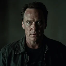 michael keaton, dark moody grindhouse gritty horror, realistic