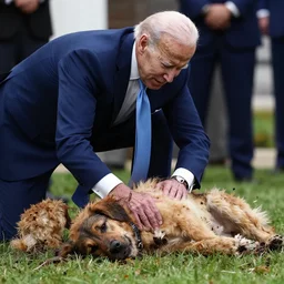 joe biden burying a dog alive