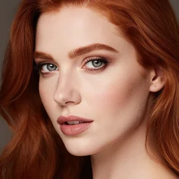 beautiful redhead woman, Photography, Glamor Shot, Portrait, telephoto, Closeup