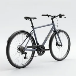 3d render of a bicycle with an exhaust fuel