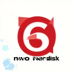 novo nordisk logo, 6 0's pop art