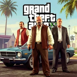 New England Puritans in Grand Theft Auto 5 cover art, epic, 4k resolution, extremely detailed, very sharp, artstation, digital art, vibrant,