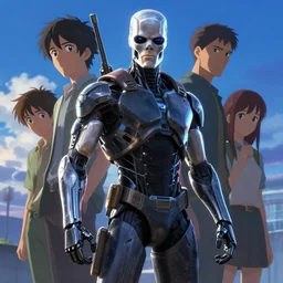 hero world the terminator, behance hd by jesper ejsing, by rhads, makoto shinkai and lois van baarle, ilya kuvshinov, rossdraws global illumination